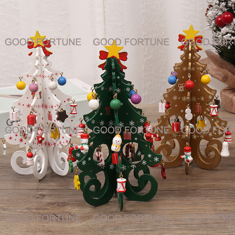 Christmas Wooden Decor Tree
