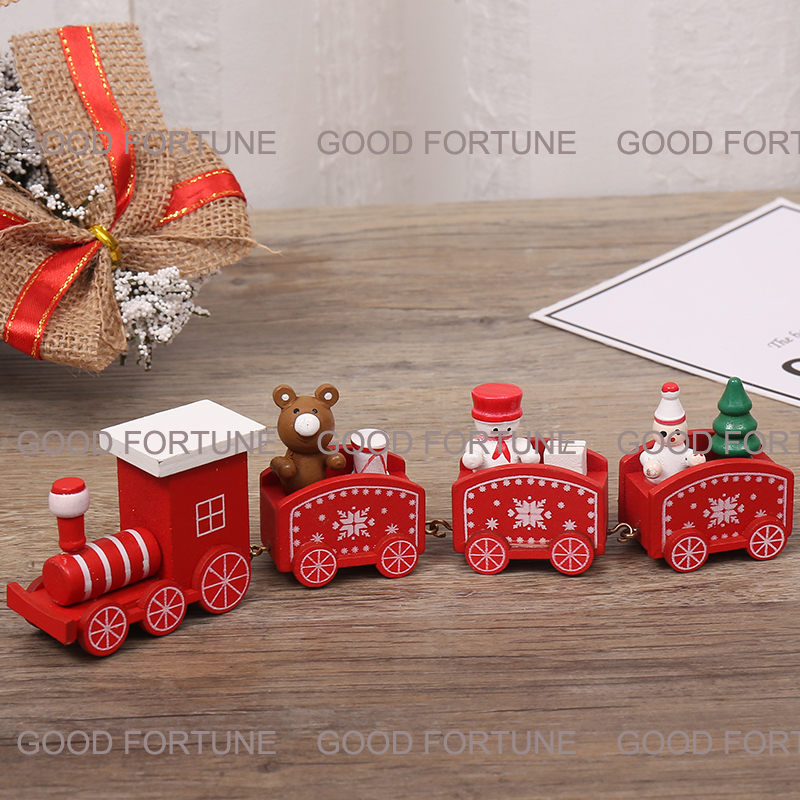 Christmas Wooden Train