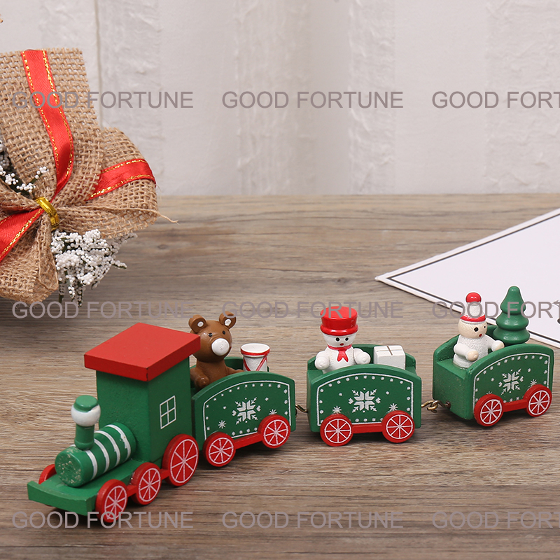 Christmas Wooden Train